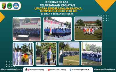 SMA Negeri 1 Terbanggi Besar Gelar Upacara HUT RI ke-80