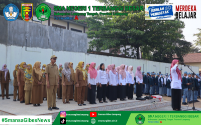 Pelaksanaan Upacara Bendera Rutin Hari Senin