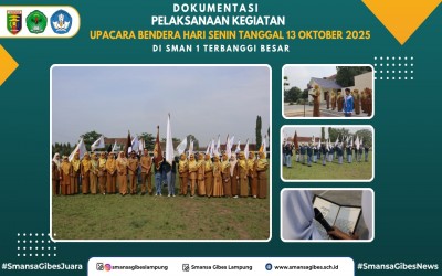 Upacara Bendera dan Serah Terima Jabatan Kepengurusan OSIS dan Ekstrakurikuler