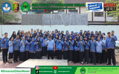 Upacara Memperingati HUT RI Ke-79 di SMAN 1 Terbanggi Besar