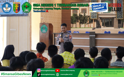 Sosialisasi Polres Lampung Tengah Terkait Kenakalan Remaja di SMAN 1 Terbanggi Besar